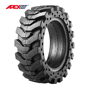 APEX Solid Skid Steer Tires for (12, 15, 16, 18, 20, 24, 25 Inches)