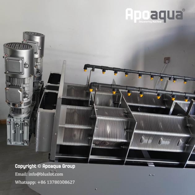 Hospital Wastewater Sludge Dewatering Screw Press