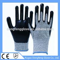 HPPE Nitrile Palm Coated Cut Resistant Glove