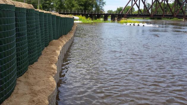 Gavanized Prevent Rust Defensive Barrier Flood