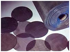 Black wire mesh