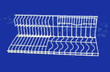 Disinfecting cabinet plate shelf