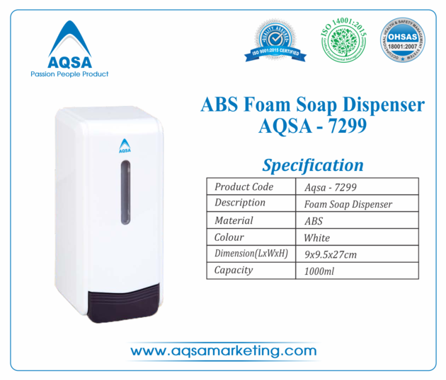 ABS Foam Soap Dispenser 1000ml