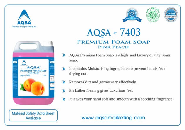 Premium Foam Soap Pink Peach 