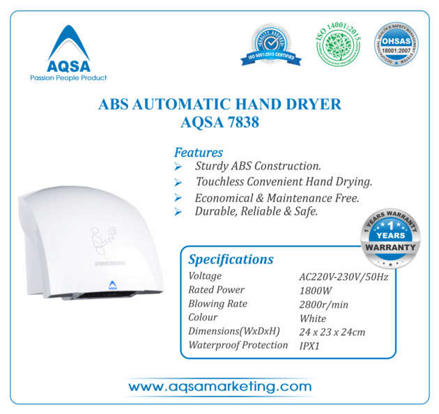 ABS Hand Dryer