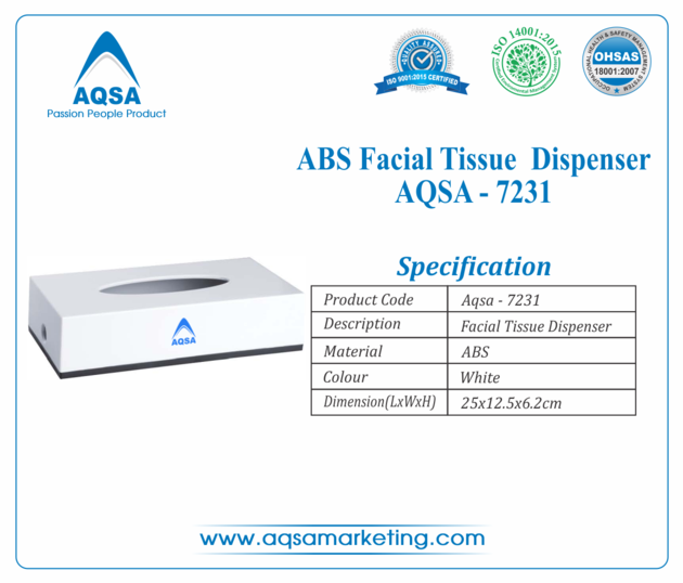 ABS  Facial Tissue Dispensers
