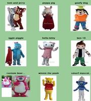 Cartoon Character Mascot costume for kids party movie character cosplay suit party dress custom