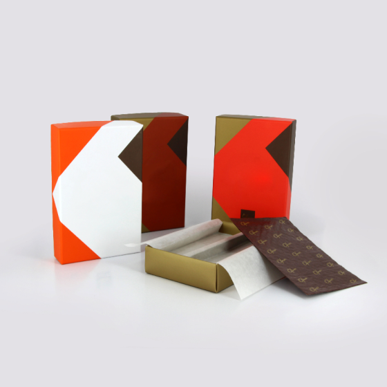 Recycled Gift Paper Packaging Box with custom design