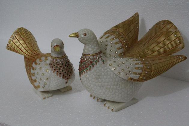 Marble Pigeon Set