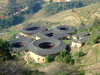 Fujian Tulou art painting on canvas---- Landscape oil painting