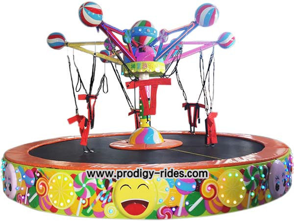 Lollipop Rotating Bungee Trampoline