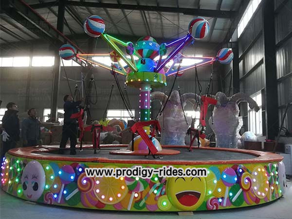 Lollipop Rotating Bungee Trampoline