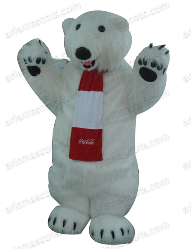 Bear Mascot Costume For Party Advertising