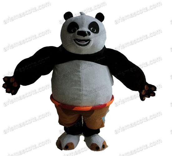adult size kungfu panda costume cartoon mascot