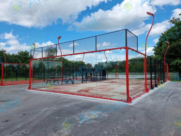 2022 NEW Design Good price panoramic Padel tennis Courts Supplier Outdoor from ART PADEL