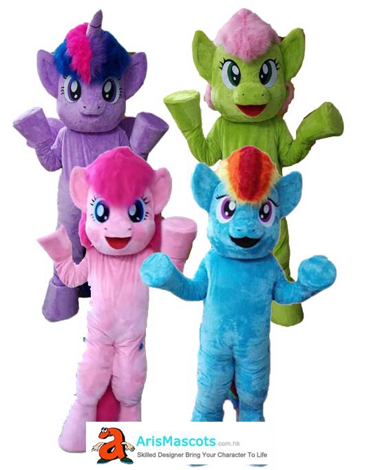 My little Pony character mascot costume, custom made mascots, cartoon character mascot suit