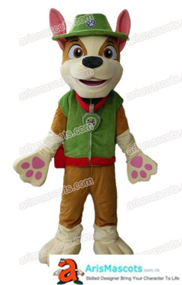 paw patrol tracker mascot costume for kids party cartoon mascots