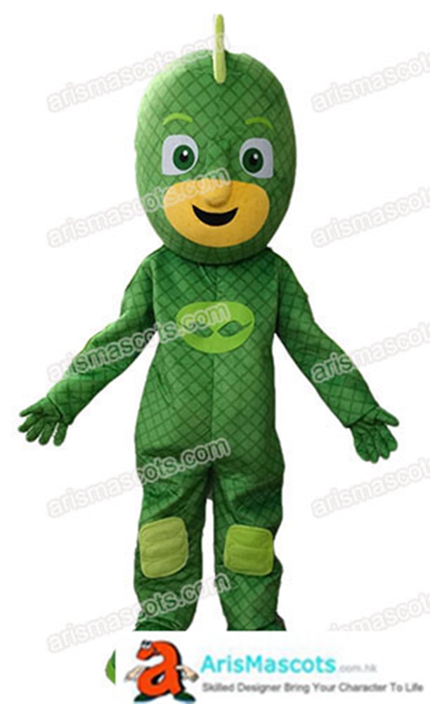 pj masks gecko mascot costume for party cartoon character mascots
