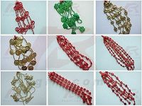 Mardi Gras MOT Beads Necklace