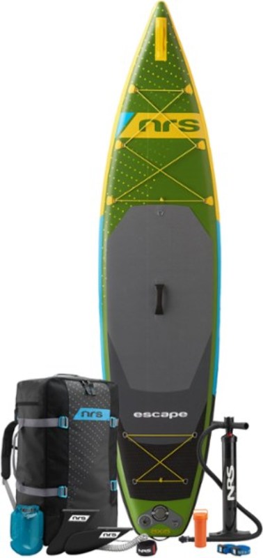 NRS Escape Inflatable Stand Up Paddle Board Bundle - 11'6"