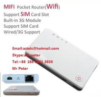 3G Pocket Wifi Wireless SIM Slot Router      