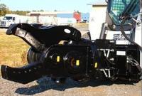 CAT W345BII excavator concrete demolition shears