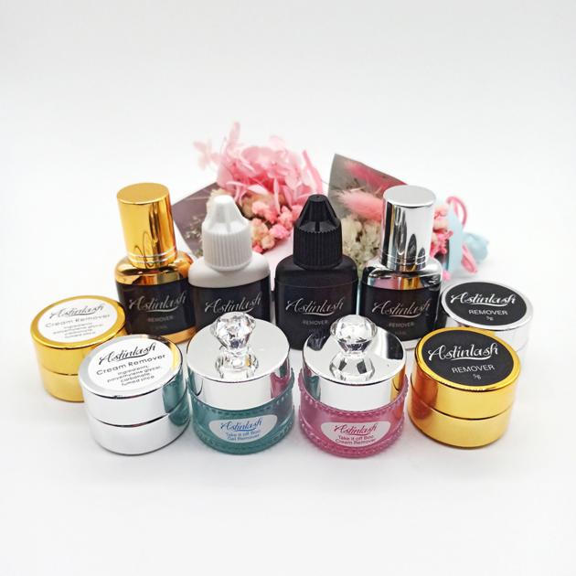 Eyelash extension glue remover cream with private label