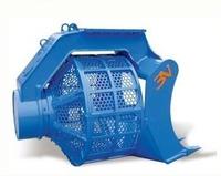 JCB MINI CX II excavator rotary screening bucket