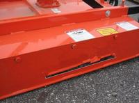 KOMATSU WB98A excavator brush mower