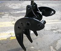VOLVO ZL802 excavator rock sifting rakes