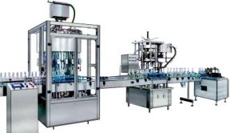 Bottle fill-cap machine for liquid