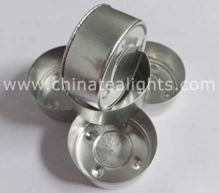 aluminium tealight cup