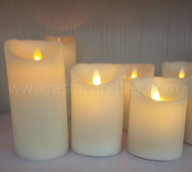 led pillar candle