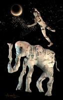 Indian Contemporary 3d painting and Triograph