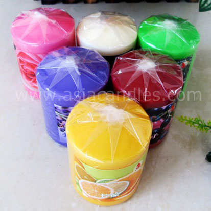 scented pillar candles