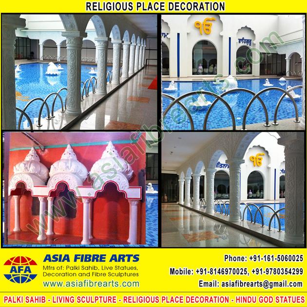 Religious Place Decoration Work Manufacturers Exporters