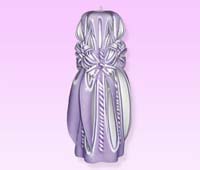 sculpted candle