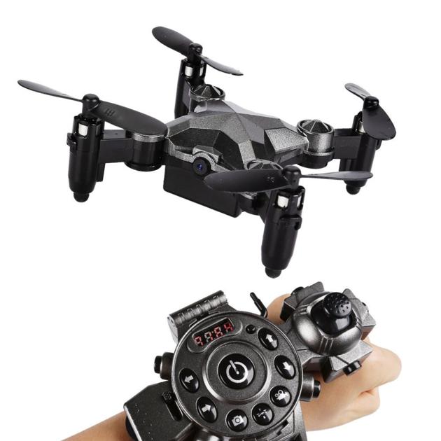 DH800 2.4G 4CH 6-Axis WIFI FPV Camera 0.3MP Portable Drone RC Quadcopter Watch Style Mini RC UFO Poc