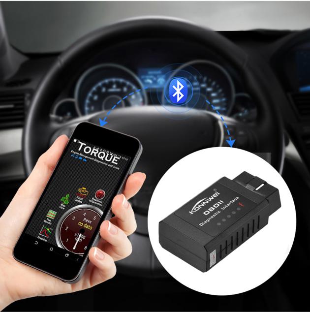 KW910 Universal OBD2 Bluetooth ELM327 V