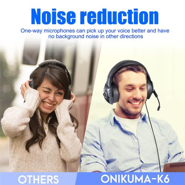 K6 Gaming Headset Casque PC Gamer