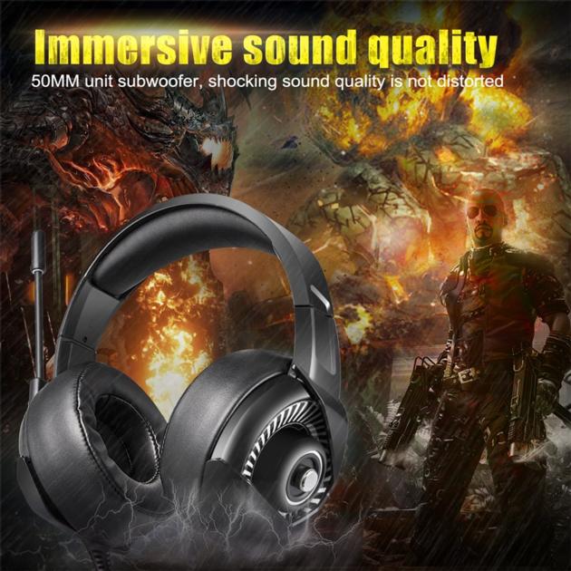 K6 Gaming Headset Casque PC Gamer