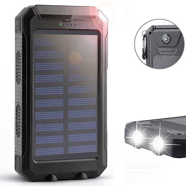 F6 Solar Power Bank 20000Mah Capacity