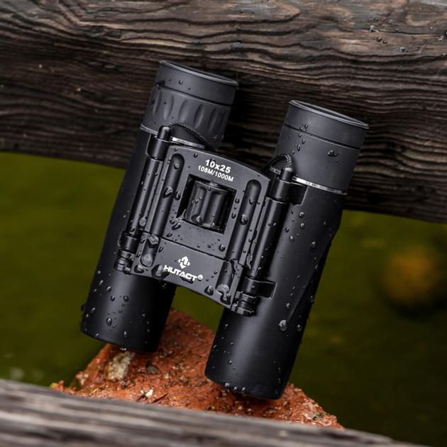 HTK-69 Mini Binoculars Compact Telescope For Hunting 10x25 FMC Kids Toy Binocular Telescopio Travel 