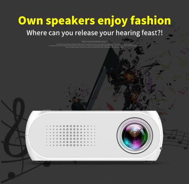 YG320 1080P Mini Portable LED Projector