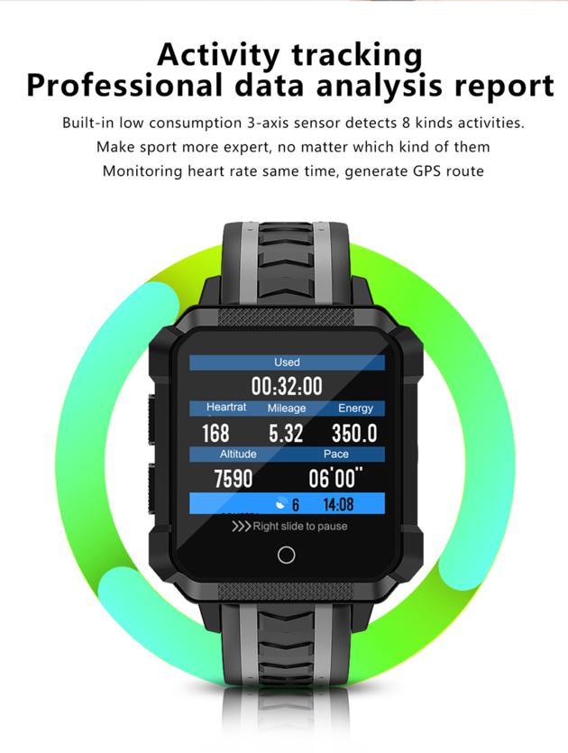 H7 Smart Watch Men Waterproof GPS