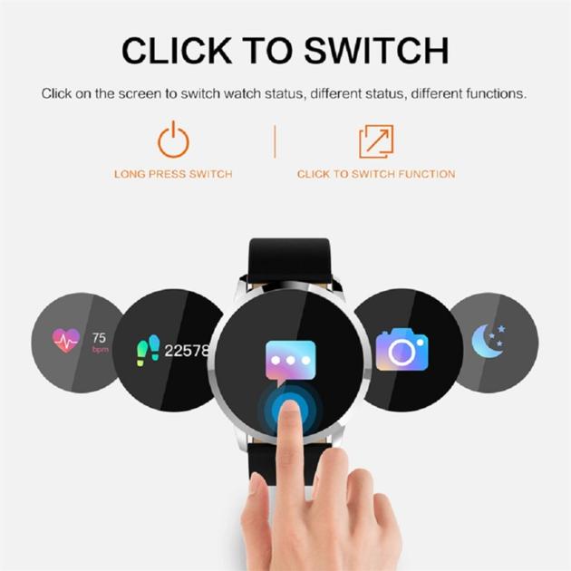 W1 Bluetooth Smart Watch Heart Rate