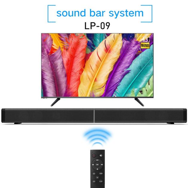 LP09 Bluetooth Speaker Soundbar Wireless Home Theater Loudspeaker Audio Stereo Speaker System With S