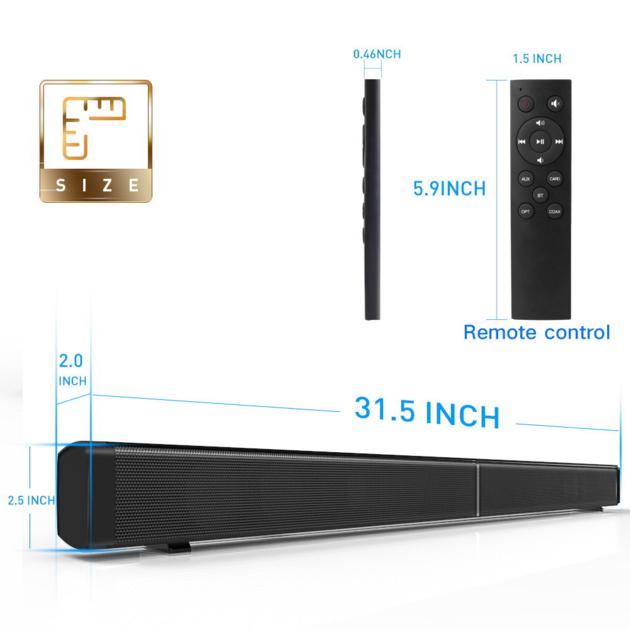 LP09 Bluetooth Speaker Soundbar Wireless Home