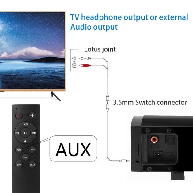LP09 Bluetooth Speaker Soundbar Wireless Home