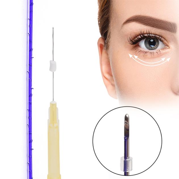 Eye thread 30G 25mm collagen skin lifting suture barbed pdo for eye/face anti-wrinkles